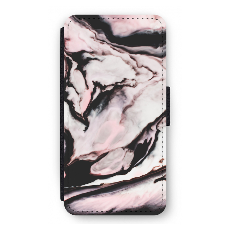 Roze stroom: iPhone 12 Pro Flip Hoesje