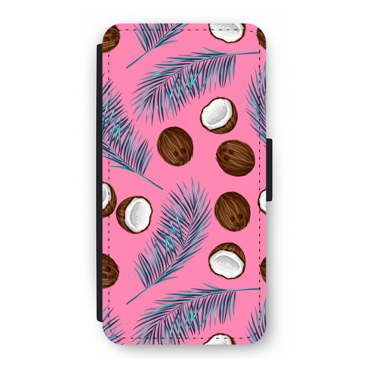 Kokosnoot roze: iPhone 12 Pro Flip Hoesje