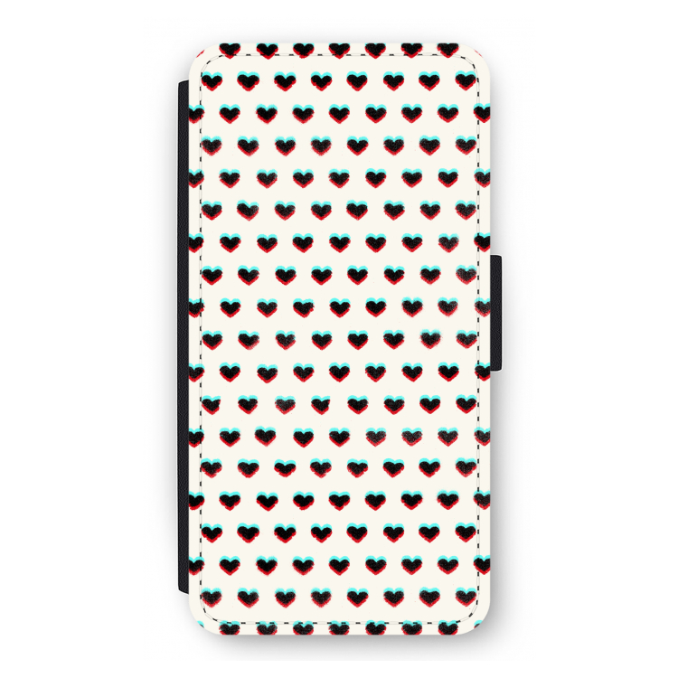 Hartjes: iPhone 12 Pro Flip Hoesje