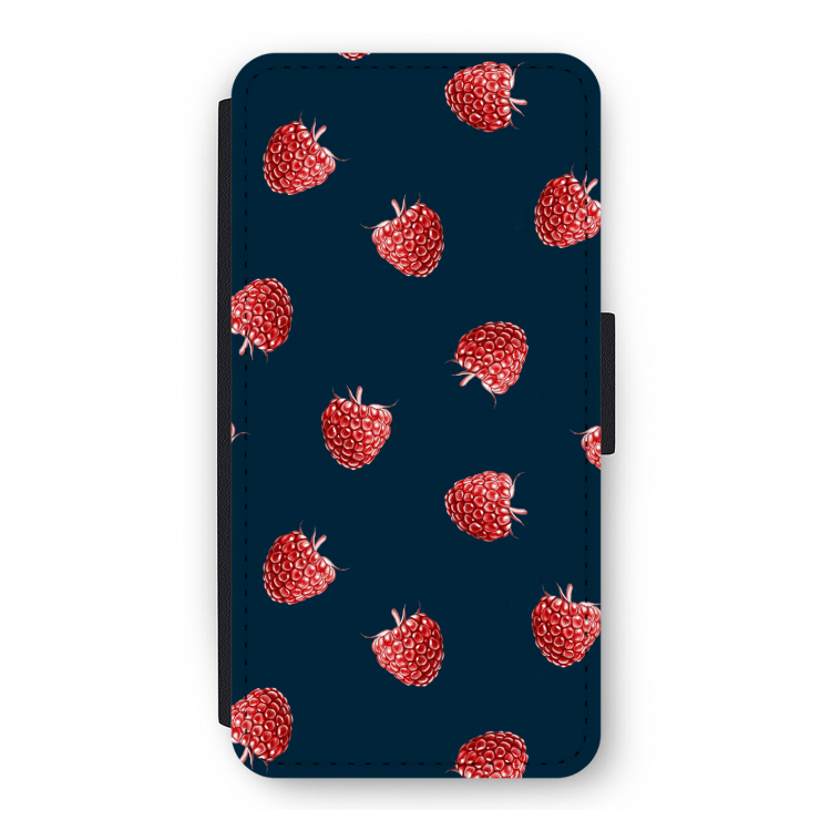 Framboosjes: iPhone 12 Pro Flip Hoesje