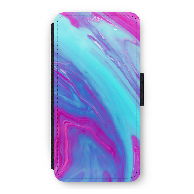 Zweverige regenboog: iPhone 12 Pro Flip Hoesje
