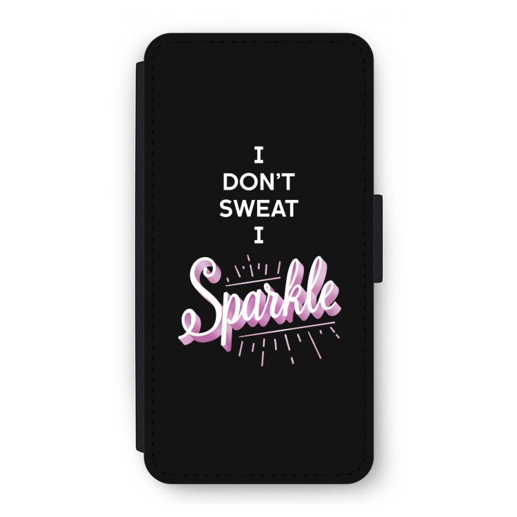 Sparkle quote: iPhone 12 Pro Flip Hoesje