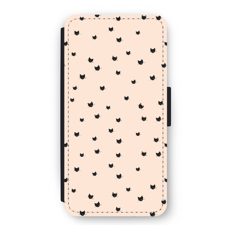 Kleine kattenkopjes: iPhone 12 Pro Flip Hoesje