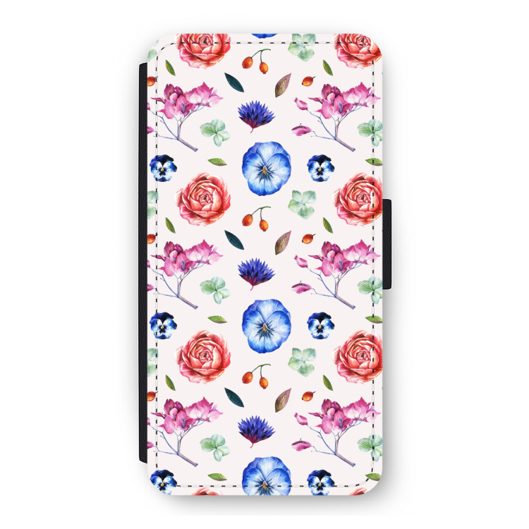 Bloemetjes: iPhone 12 Pro Flip Hoesje