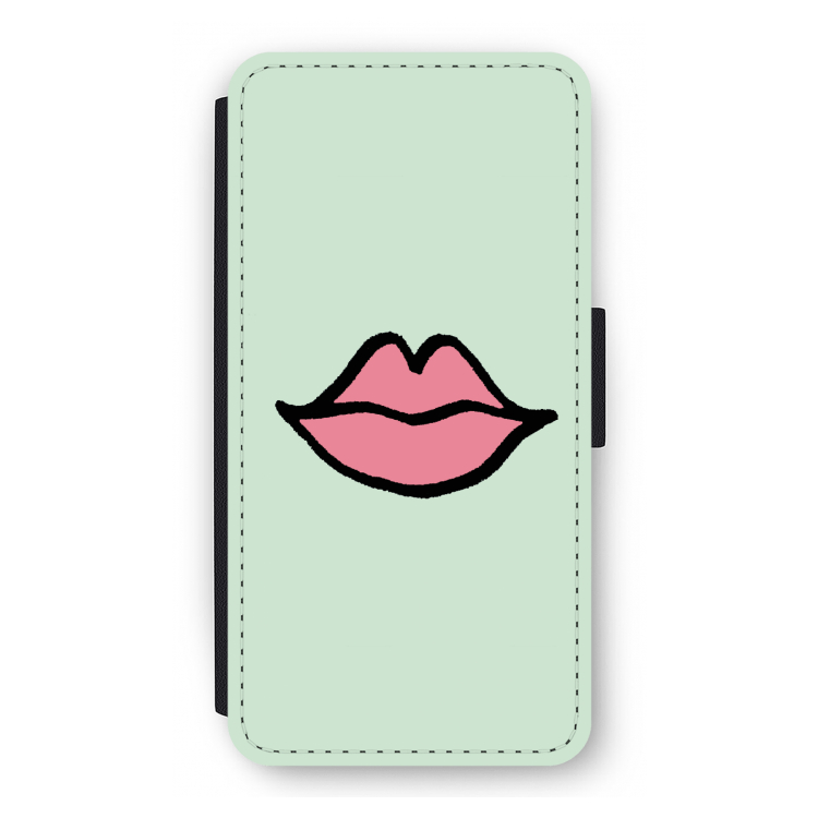 Kusje: iPhone 12 Pro Flip Hoesje