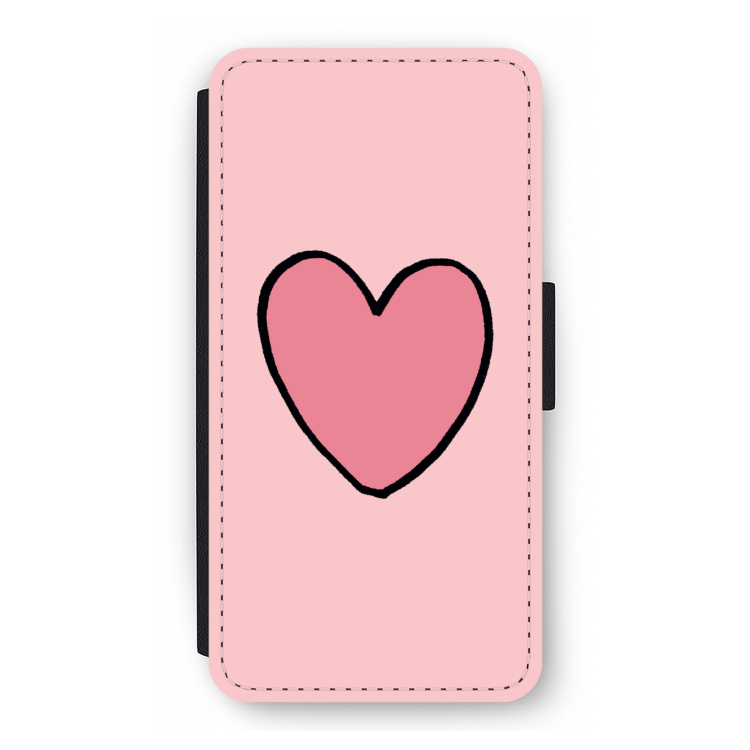 Hartje: iPhone 12 Pro Flip Hoesje