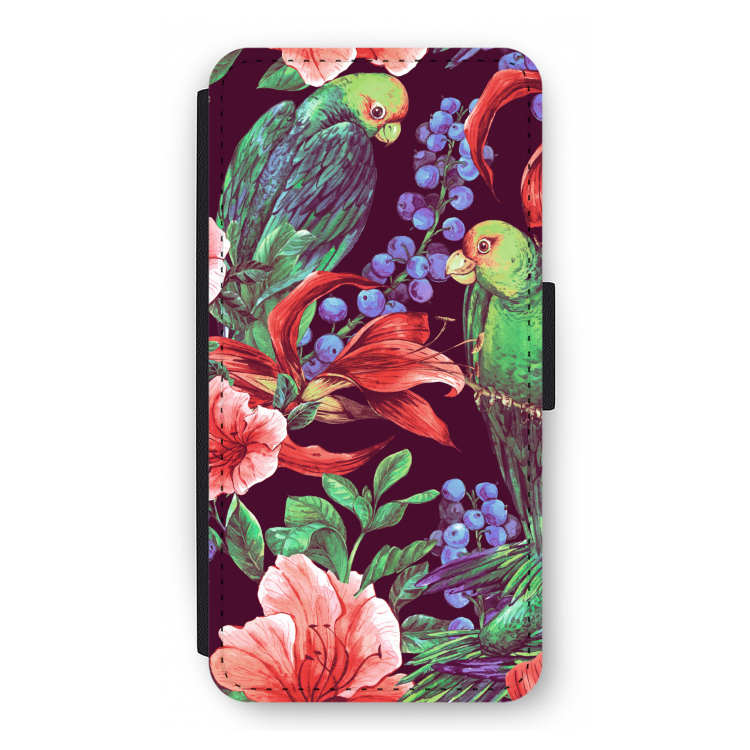 Papegaaien: iPhone 12 Pro Flip Hoesje