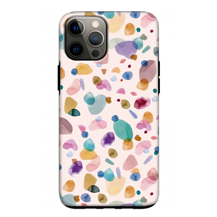 Terrazzo Memphis Pink: iPhone 12 Pro Tough Case