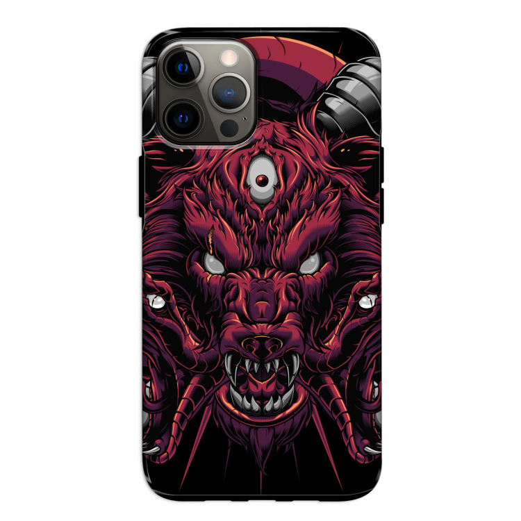 Hell Hound and Serpents: iPhone 12 Pro Tough Case