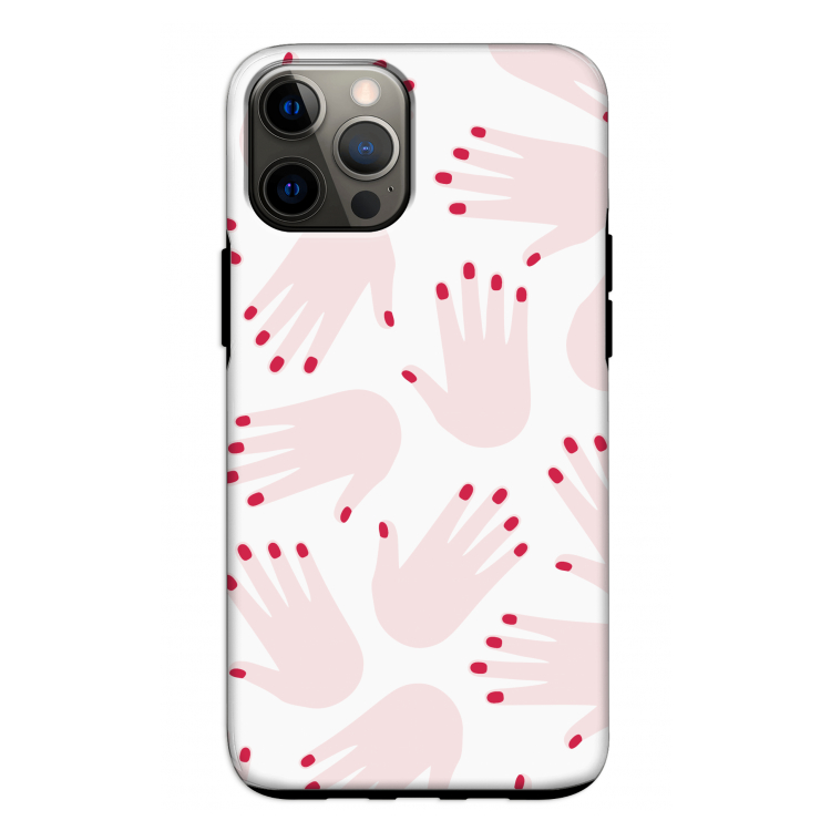 Hands pink: iPhone 12 Pro Tough Case