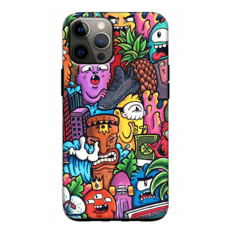 Vexx Mixtape: iPhone 12 Pro Tough Case