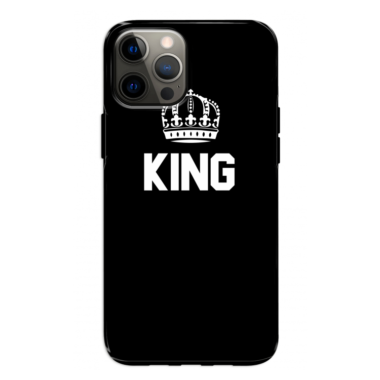 King zwart: iPhone 12 Pro Tough Case