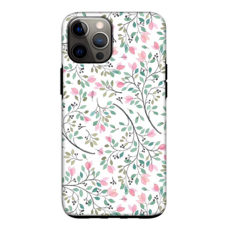 Sierlijke bloemen: iPhone 12 Pro Tough Case