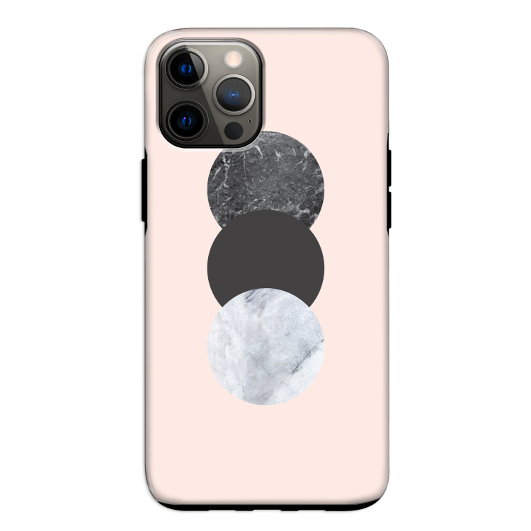 Marmeren cirkels: iPhone 12 Pro Tough Case