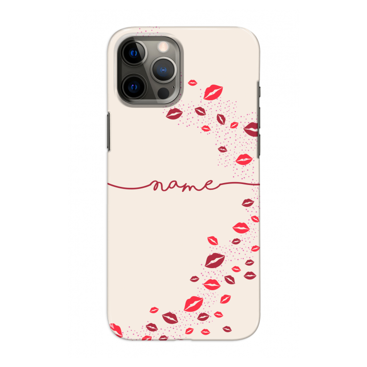 Kusjes: Volledig geprint iPhone 12 Pro Hoesje