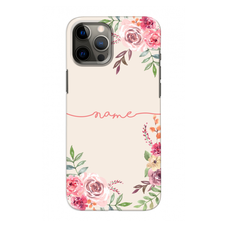 Rozen: Volledig geprint iPhone 12 Pro Hoesje