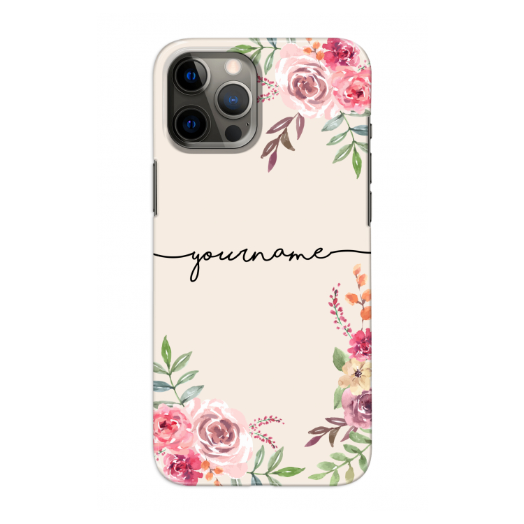 Rozen: Volledig geprint iPhone 12 Pro Hoesje