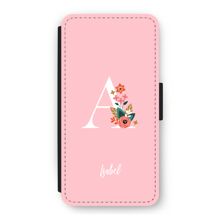 Pink Bouquet: iPhone 12 Pro Flip Hoesje