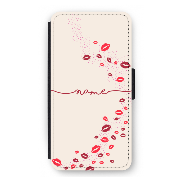 Kusjes: iPhone 12 Pro Flip Hoesje