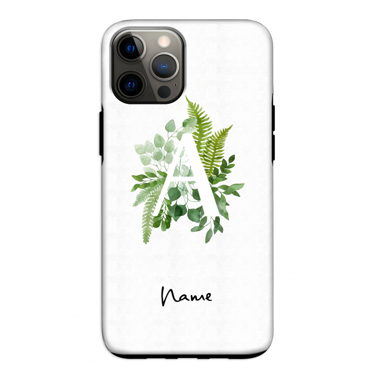 Green Brush: iPhone 12 Pro Tough Case