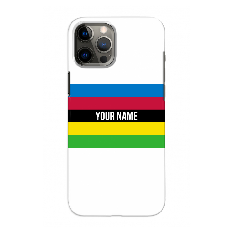 WK Wielrennen: Volledig geprint iPhone 12 Pro Hoesje