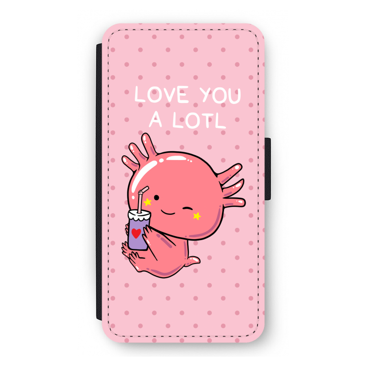 Love You A Lotl: iPhone 12 Pro Flip Hoesje