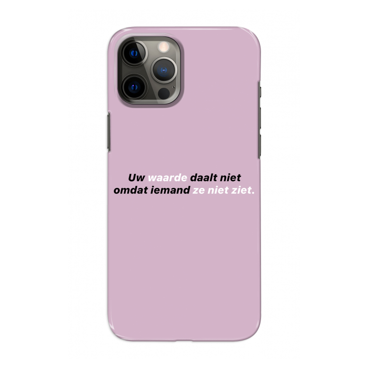 uw waarde daalt niet: Volledig geprint iPhone 12 Pro Hoesje
