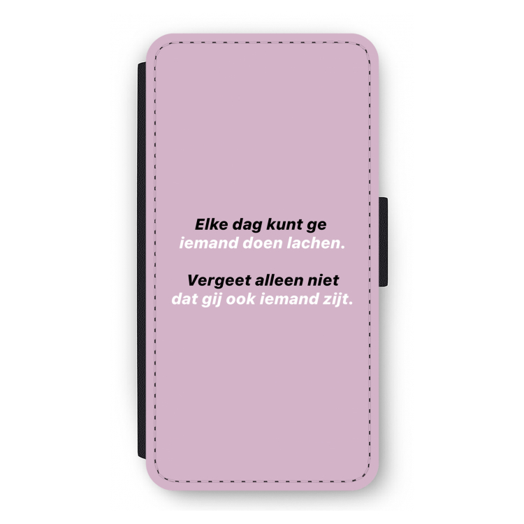 gij zijt ook iemand: iPhone 12 Pro Flip Hoesje