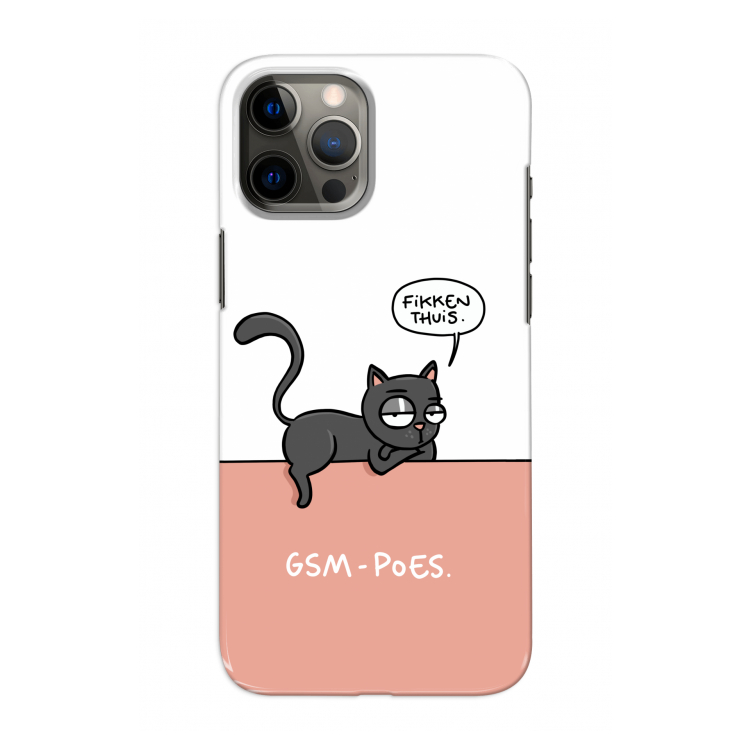 GSM poes: Volledig geprint iPhone 12 Pro Hoesje