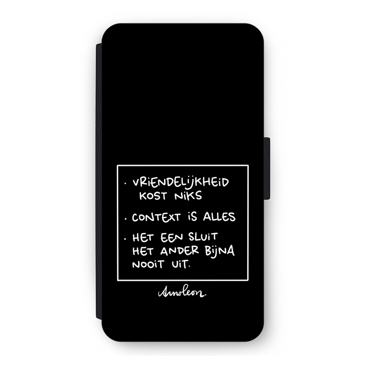 Mijn Motto's: iPhone 12 Pro Flip Hoesje