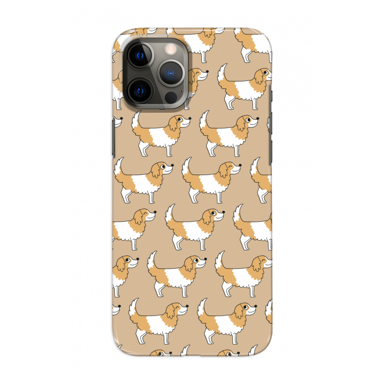 Doggy: Volledig geprint iPhone 12 Pro Hoesje