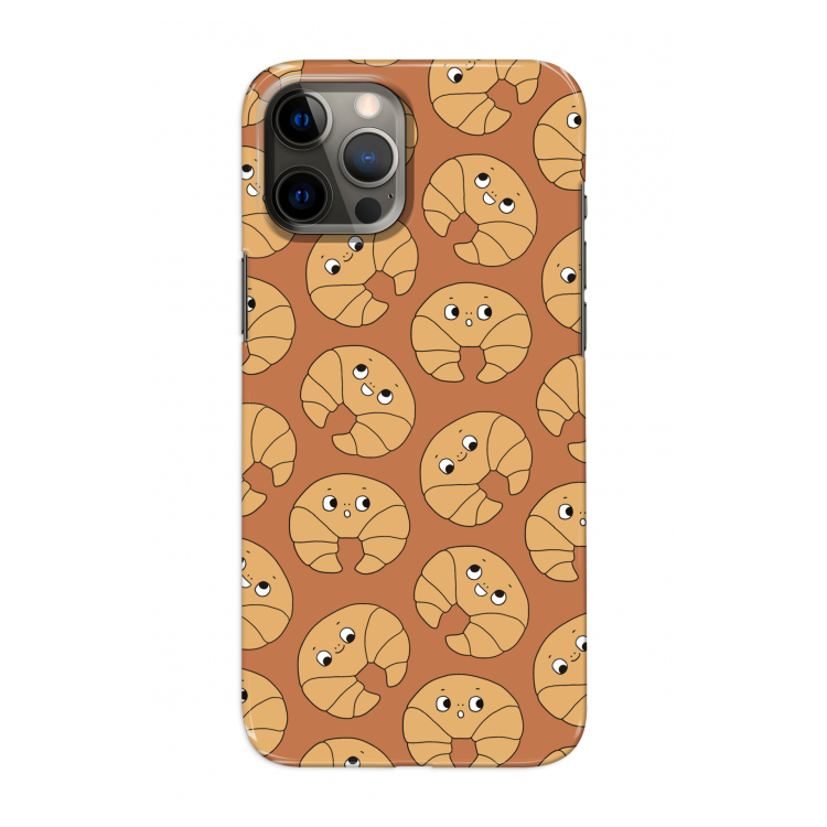 Croissant: Volledig geprint iPhone 12 Pro Hoesje