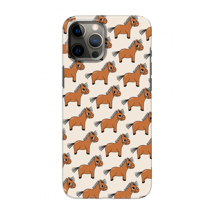 Pony: Volledig geprint iPhone 12 Pro Hoesje