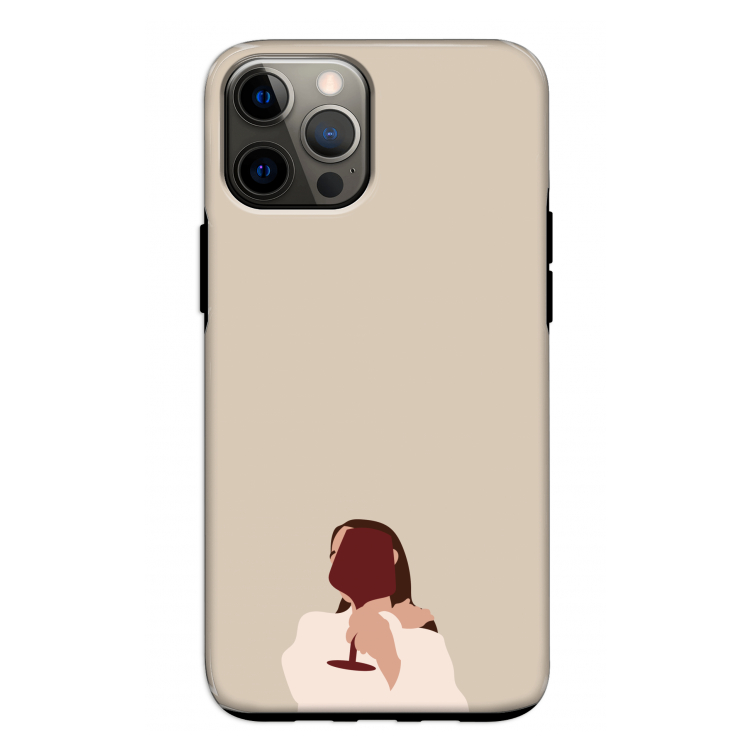 I drink wine: iPhone 12 Pro Tough Case