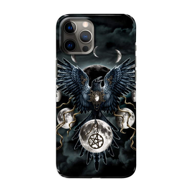 Sinister Wings: Volledig geprint iPhone 12 Pro Hoesje