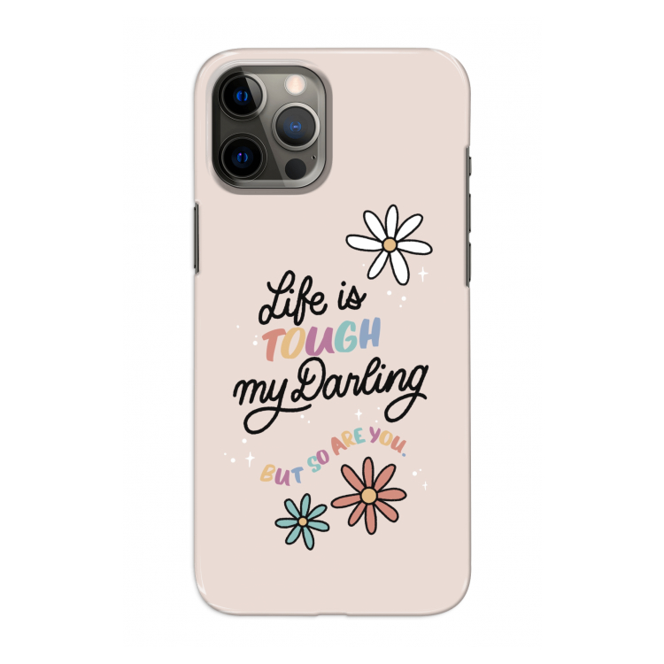 Tough Life: Volledig geprint iPhone 12 Pro Hoesje
