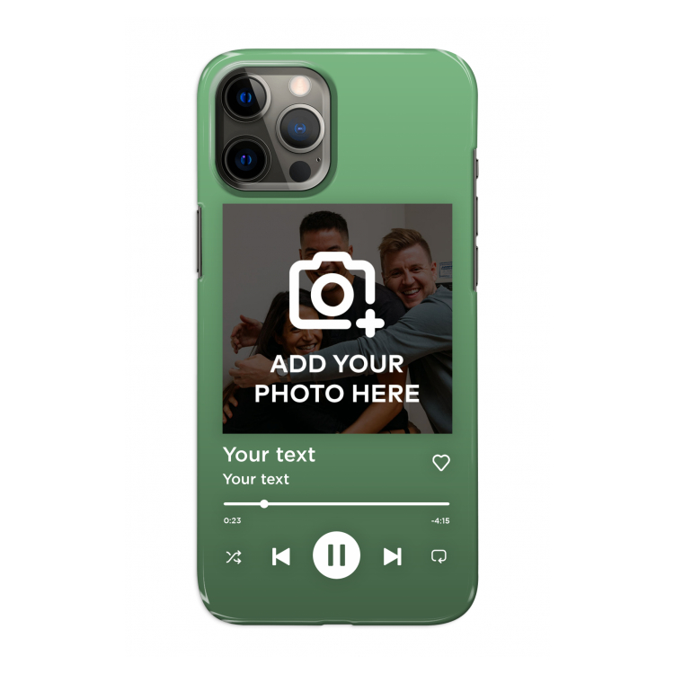 Music Player: Volledig geprint iPhone 12 Pro Hoesje