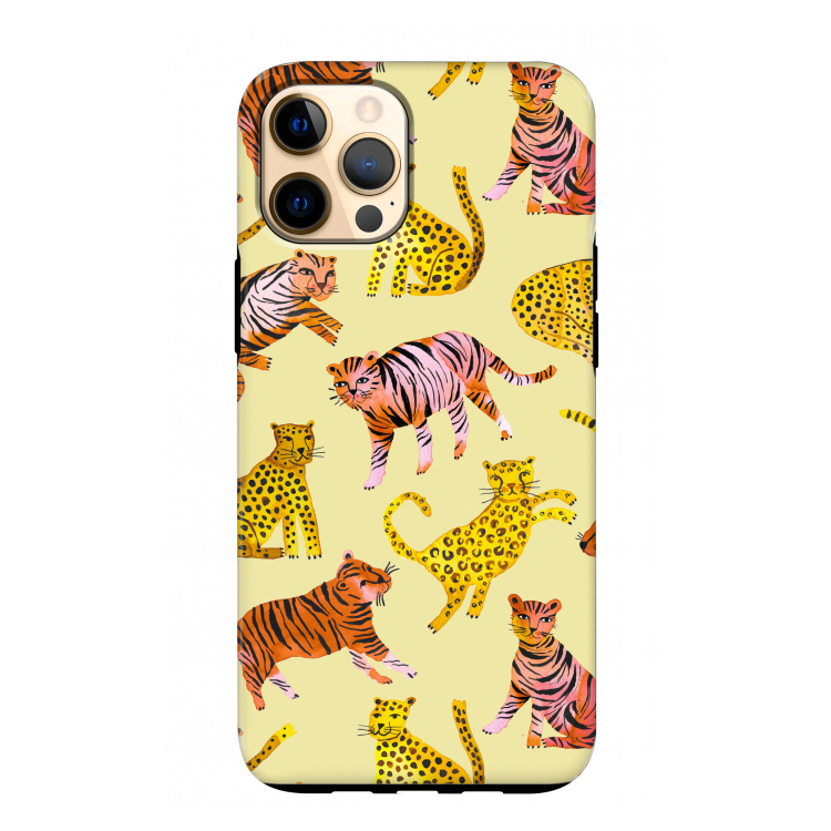 Cute Tigers and Leopards: iPhone 12 Pro Max Tough Case