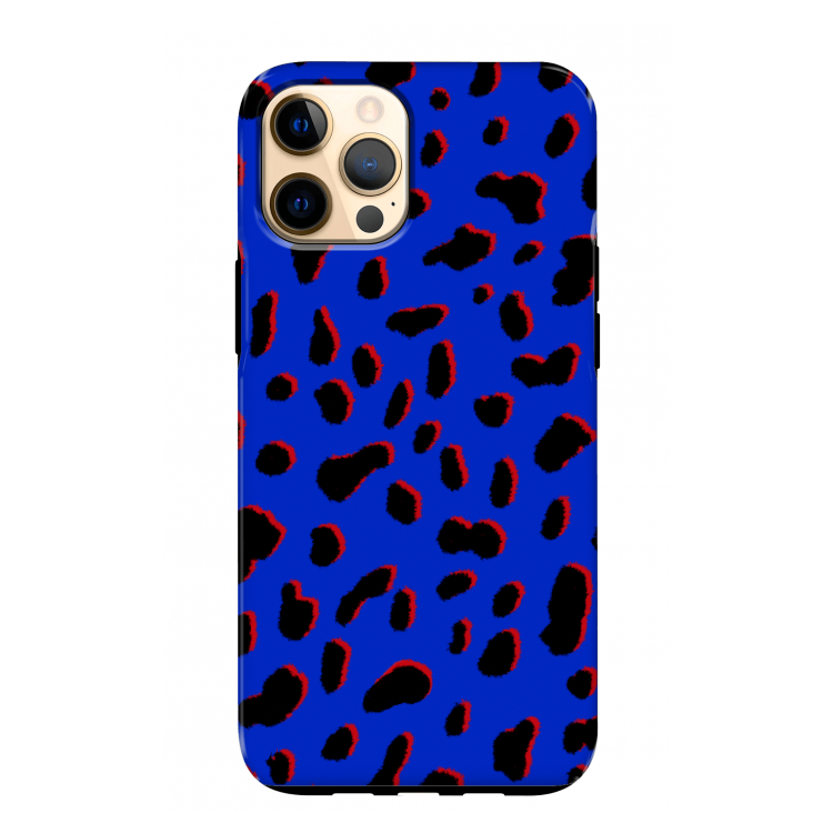 Blue Leopard: iPhone 12 Pro Max Tough Case