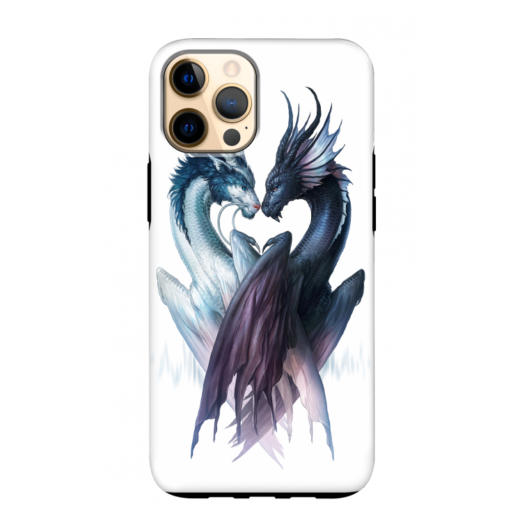 Yin Yang Dragons: iPhone 12 Pro Max Tough Case