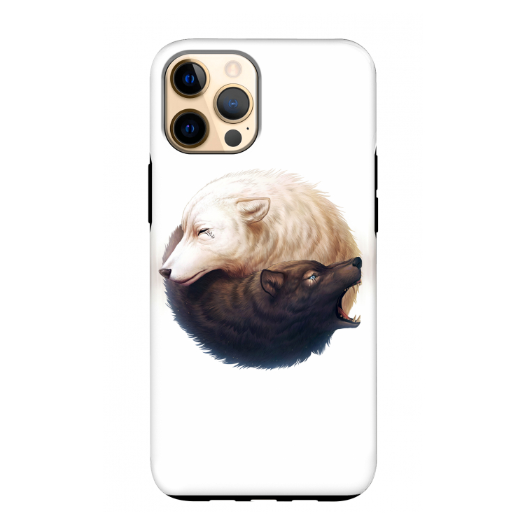 Yin Yang Wolves: iPhone 12 Pro Max Tough Case