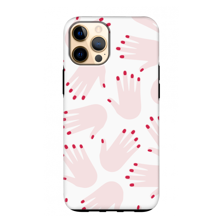 Hands pink: iPhone 12 Pro Max Tough Case