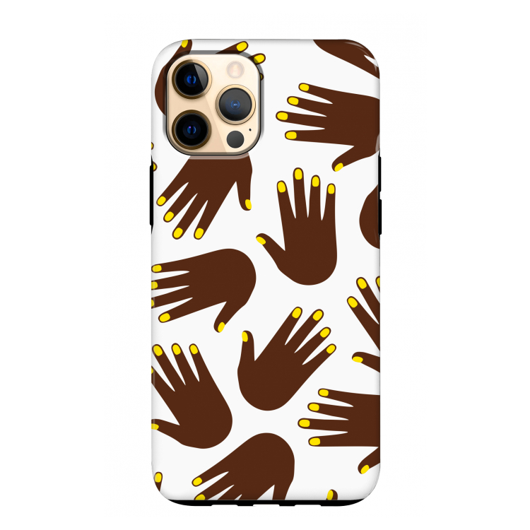 Hands dark: iPhone 12 Pro Max Tough Case