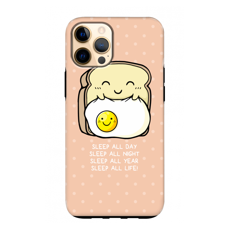Sleep All Day: iPhone 12 Pro Max Tough Case