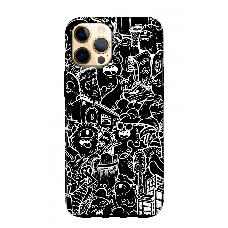 Vexx Black City : iPhone 12 Pro Max Tough Case