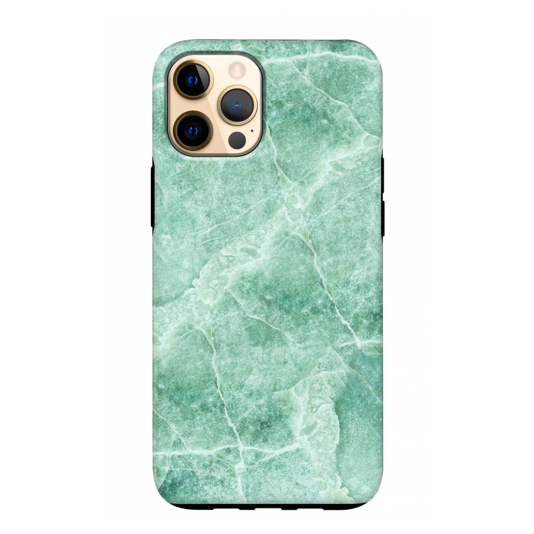 Groen marmer: iPhone 12 Pro Max Tough Case
