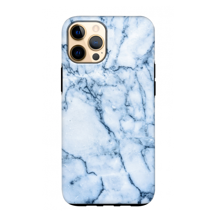 Blauw marmer: iPhone 12 Pro Max Tough Case