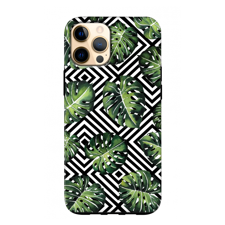 Geometrische jungle: iPhone 12 Pro Max Tough Case