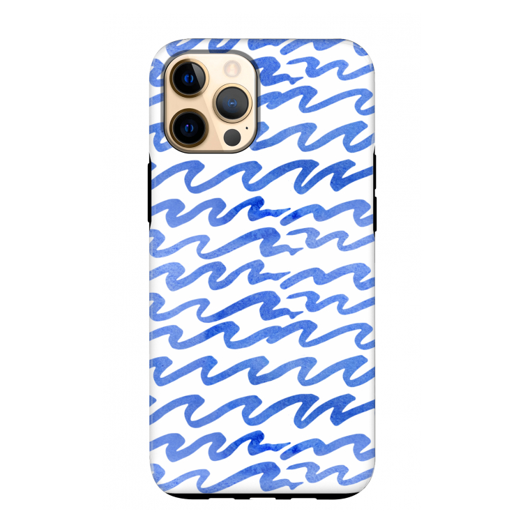 Blauwe golven: iPhone 12 Pro Max Tough Case
