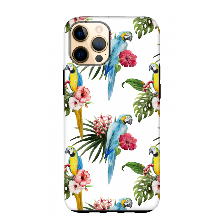 Kleurrijke papegaaien: iPhone 12 Pro Max Tough Case